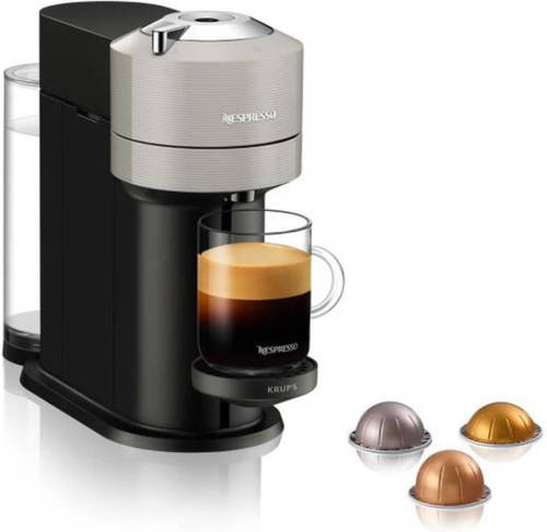 KRUPS Vertuo Next Nespresso Espresso-apparaat 1,1 l Lichtgrijs YY4298FD
