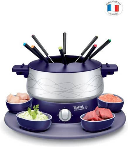 Tefal EF351412 vindt eenvoudig elektrische fonduemaker uit - Blauw