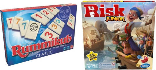 Hasbro Spellenbundel - 2 Stuks - Rummikub & Risk Junior