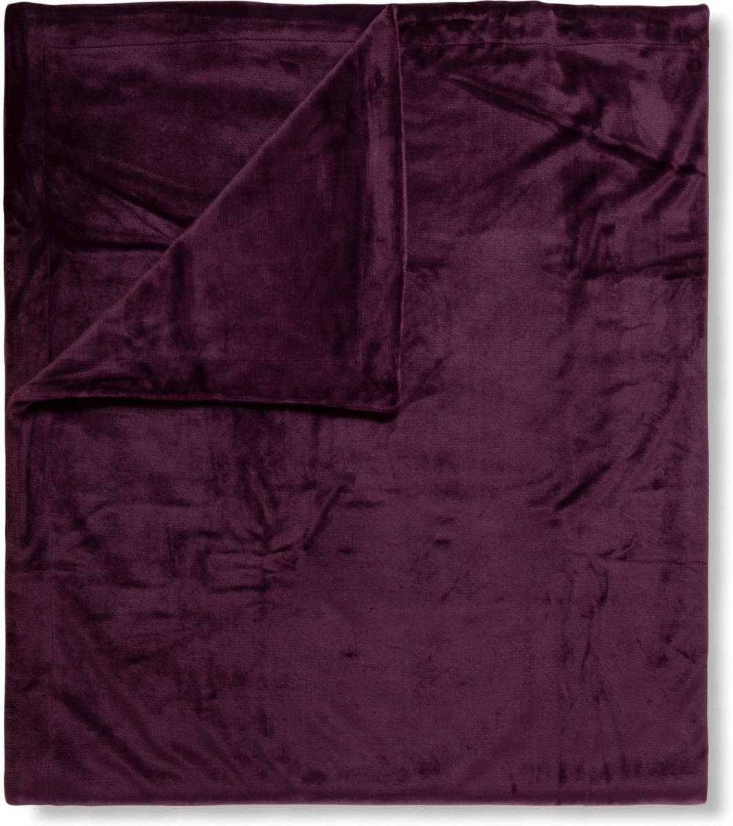 HIP Plaid Effen Bordeaux 160x180 cm