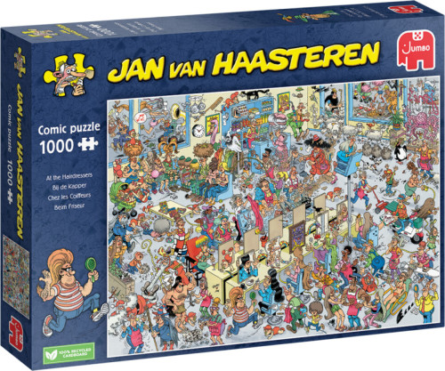 Jan van Haasteren Bij de Kapper legpuzzel 1000 stukjes