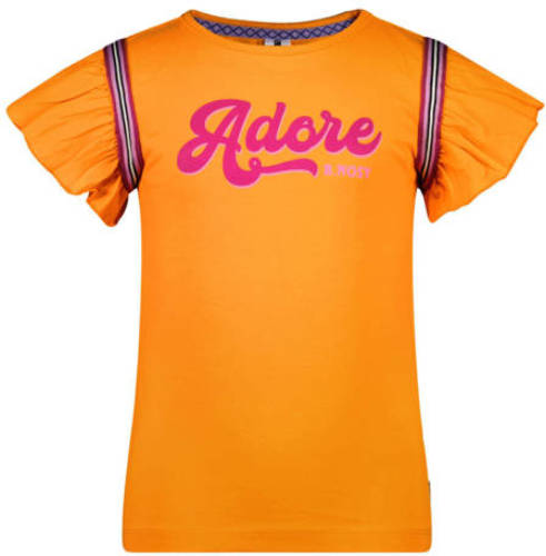 B.Nosy T-shirt B.Adorable met tekst oranje