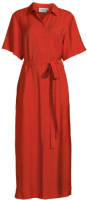 Another-Label blousejurk Sango met ceintuur rood