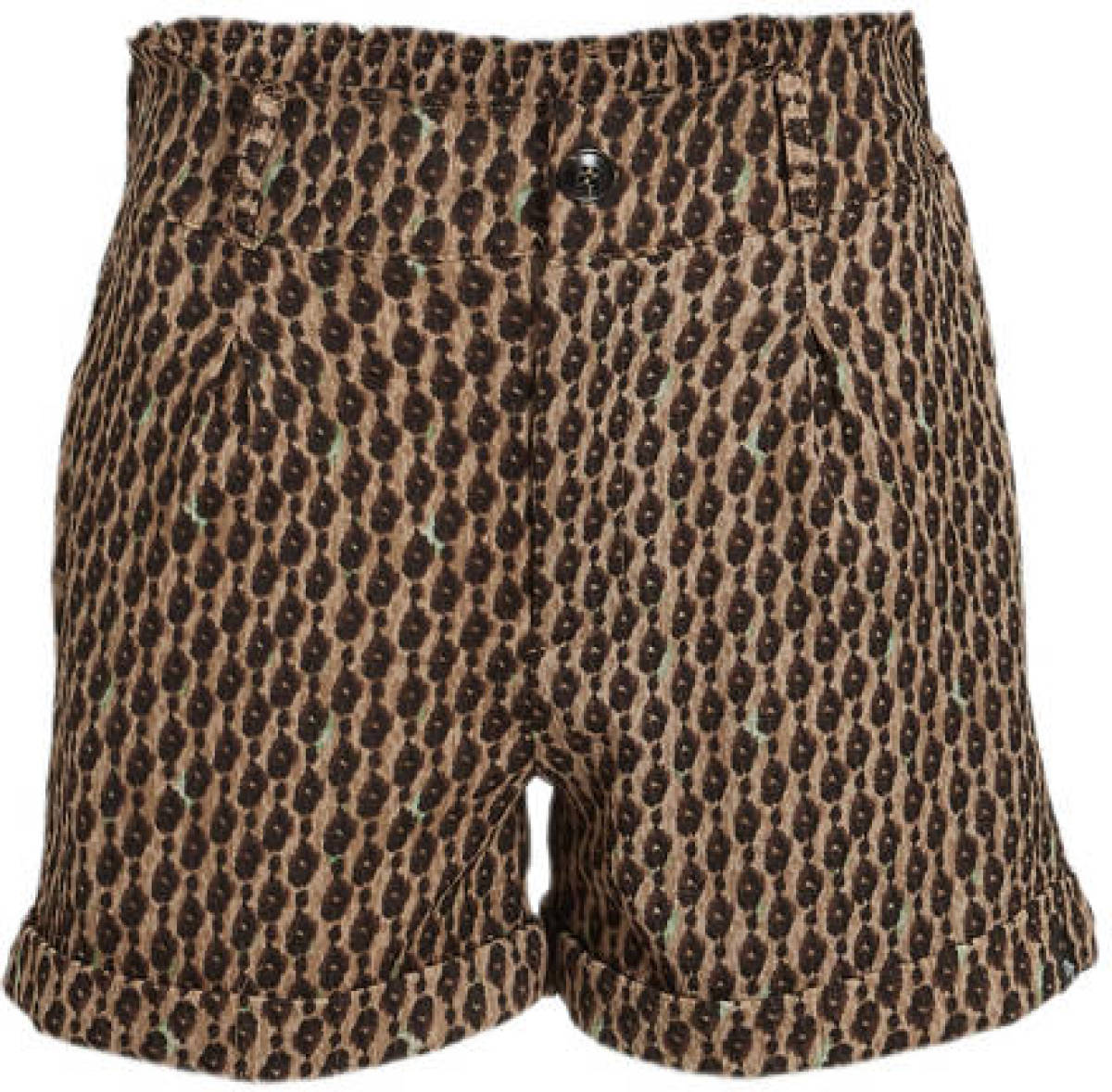 Indian Blue Jeans short met all over print zand/zwart