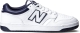 New balance 480 leren sneakers wit/donkerblauw