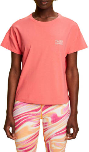 Esprit Women Sports sport T-shirt koraalrood