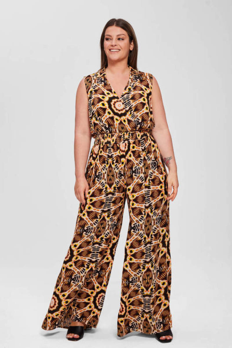 Miljuschka by Wehkamp jumpsuit met all over print multi