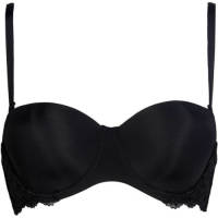 After Eden strapless voorgevormde beugelbh Nature Friendly zwart