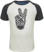 Someone T-shirt Brick met printopdruk ecru/zwart