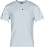 Tommy Jeans T-shirt met logo shimmering blue