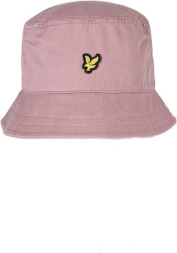 Lyle & Scott bucket hat oudroze