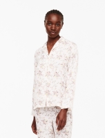 Passionata Pyjamavest met lange mouwen, homewear, in satijn, Mel