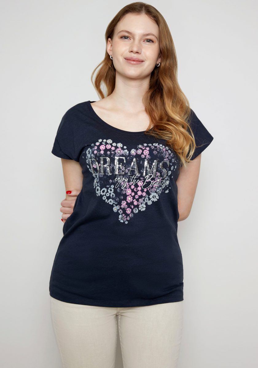 Zabaione Shirt met korte mouwen Malisa (1-delig)