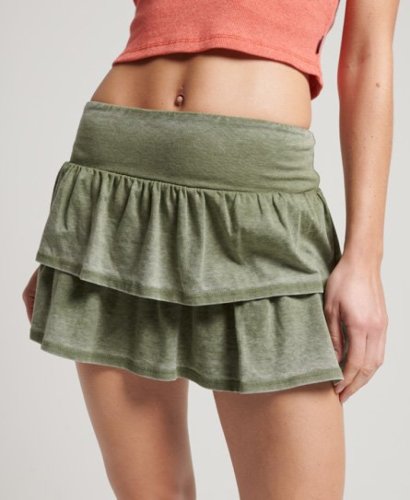 Superdry Vrouwen 90s Minirok Groen Grootte: 44