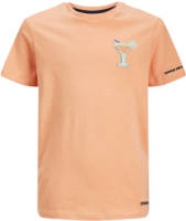 Jack & Jones JUNIOR T-shirt JORFRESH met printopdruk zalm