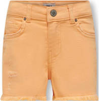 KIDS Only GIRL short KOGROBYN met slijtage oranje