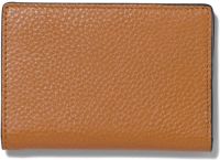 HEMA Vouwportemonnee Met Magneetsluiting Bruin Leer RFID 7x10.5