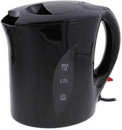 Home Essentials H&E waterkoker 1200 watt 1 liter zwart