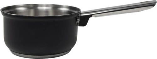 Svenska Living Steelpan/sauspan - zwart - RVS - D16 cm - 1L - Alle warmtebronnen - Steelpannen