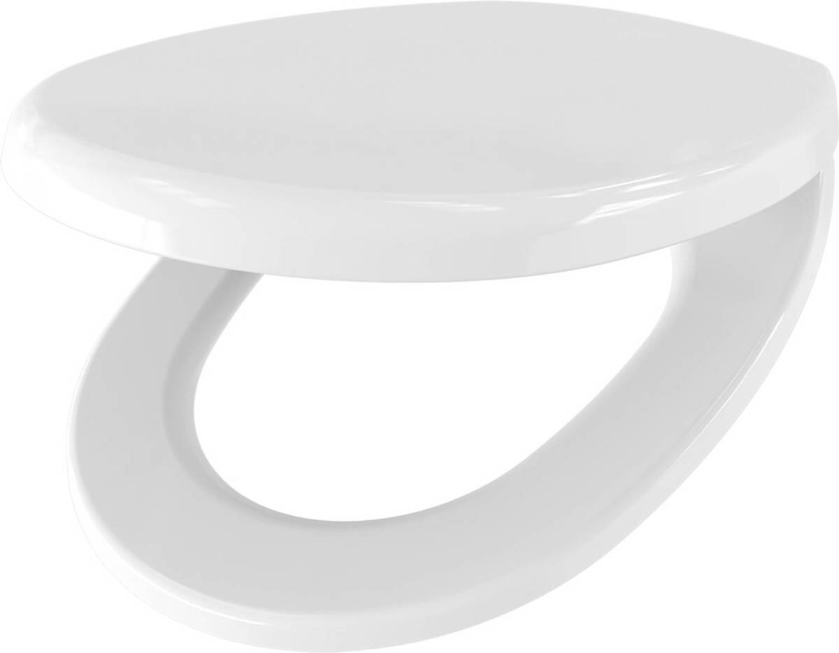 WC Bril - Velvalux Corta - Toiletbril met Deksel - Toiletzitting - Softclose - Quickrelease - Afklikbaar - Wit