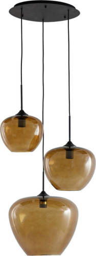 Light & Living - Hanglamp Mayson - 40x40x160 - Bruin