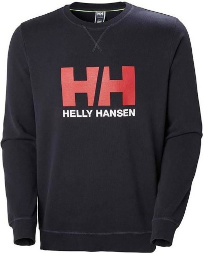 Helly Hansen sweater met logo donkerblauw