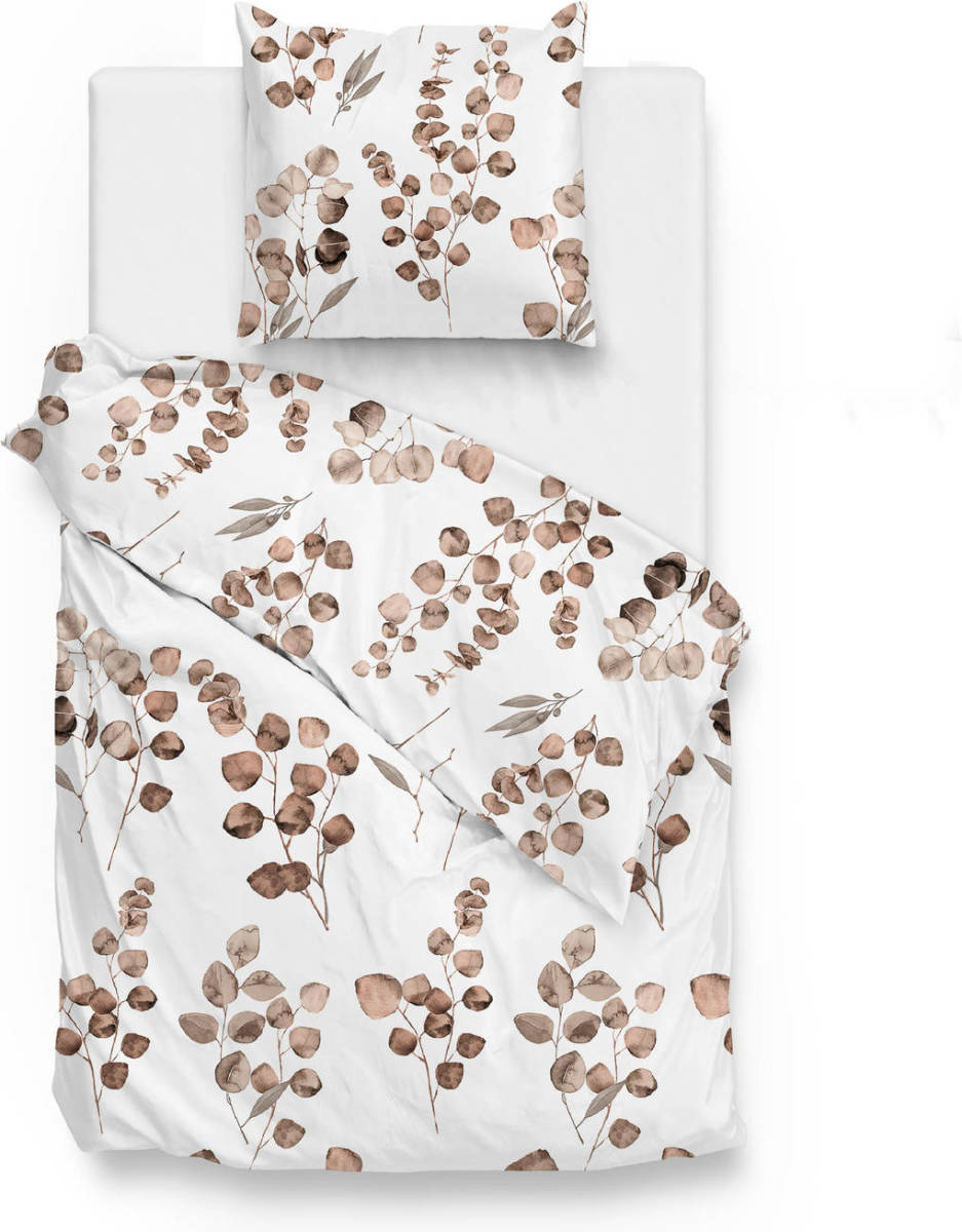 Zo Home Dekbedovertrek Flanel Novi - naturel 140x200/220cm