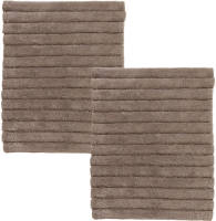 Seahorse badmat Board - 50x60 cm - Cement - Set van 2