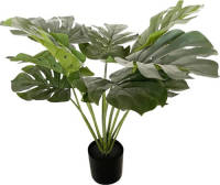 GreenDream Kunstplant - Monstera - Kamerplant - Monstera Deliciosa - Gatenplant - 60cm