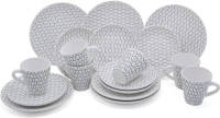 Buccan - Hexagon koffieset - Wit - 18-delig