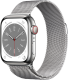 Apple Watch Series 8 41mm GPS + Cellular RVS Milanees Bandje Zilver