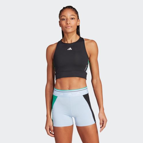 adidas Performance Tanktop TECHFIT COLORBLOCK CROPPED TRAINING