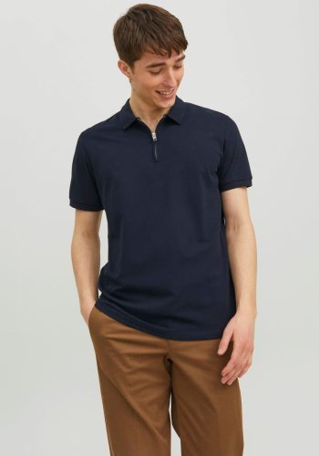 Jack & Jones Poloshirt JPRBLASCOTT ZIP SS POLO SN