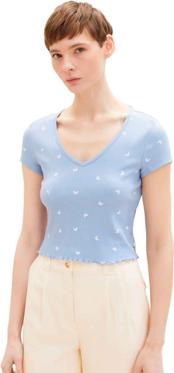 Tom Tailor Denim T-shirt Navelvrij