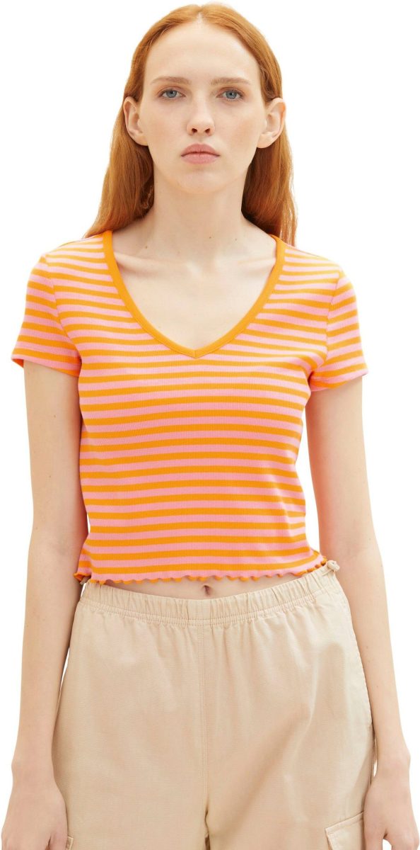 Tom Tailor Denim T-shirt Navelvrij