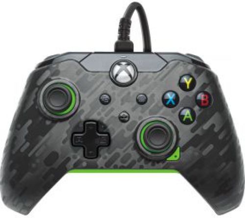 PDP 049-012-CMGG game controller Koolstof, Groen USB Gamepad Analoog/digitaal PC, Xbox, Xbox One X,