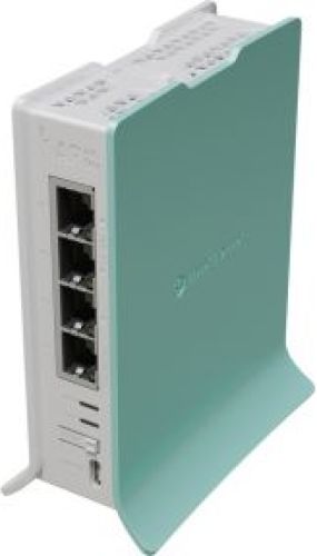 MikroTik hAP draadloze router Gigabit Ethernet Single-band (2.4 GHz) Groen, Wit