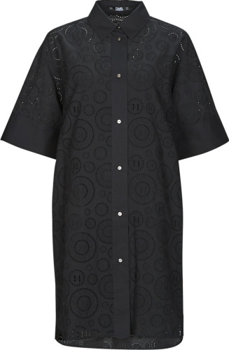 Korte Jurk Karl Lagerfeld  BRODERIE ANGLAISE SHIRTDRESS