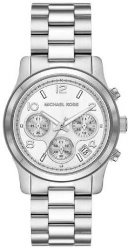 Michael Kors horloge MK7325 Runway zilverkleurig