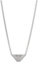 Emporio Armani ketting EGS2984040 Logo Essentials zilverkleurig