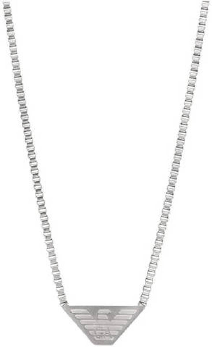 Emporio Armani ketting EGS2984040 Logo Essentials zilverkleurig