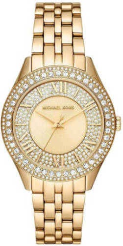 Michael Kors horloge MK4709 Harlowe goudkleurig