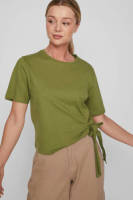 VILA T-shirt VIPIPPA groen