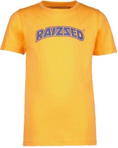 Raizzed T-shirt Maynard met logo oranje