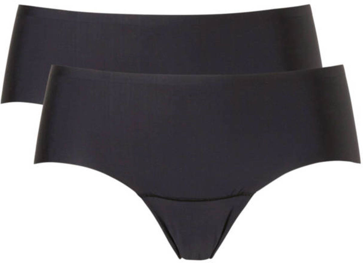 MAGIC Bodyfashion naadloze hipster Dream Invisibles (set van 2) zwart
