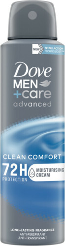 Dove Men+Care Advanced Clean Comfort Anti-Transpirant deodorant spray - 6 x 150 ml - voordeelverpakking