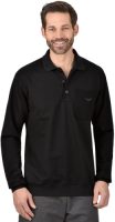 Trigema Sweatshirt Trigema Polo met lange mouwen in sweatkwaliteit