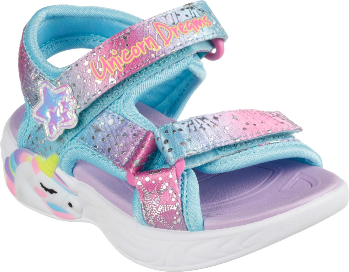 Skechers Kids Sandalen UNICORN DREAMS SANDAL MAJESTIC BLISS licht op bij elke stap
