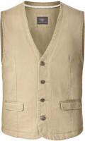 Jan Vanderstorm gilet Plus Size Torell beige