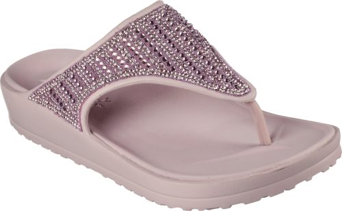 Skechers Teenslippers CALI BREEZE 2.0-GLIMMER LOVE met fonkelende steentjes gegarneerd